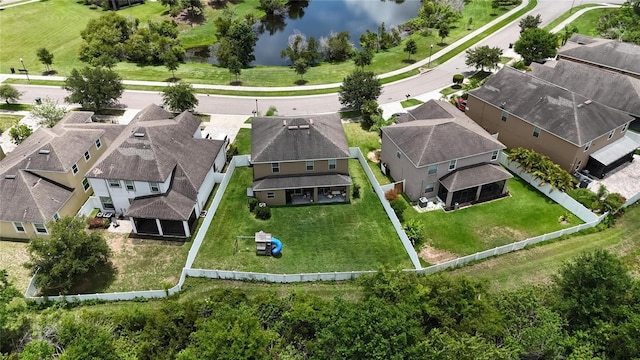 12316 Streambed Dr, Riverview, FL 33579 - aerial perspective of suburban area featuring a large body of water