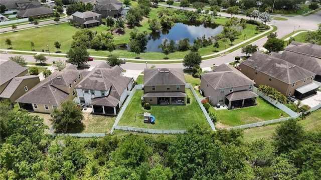 12316 Streambed Dr, Riverview, FL 33579 - aerial perspective of suburban area with a nearby body of water