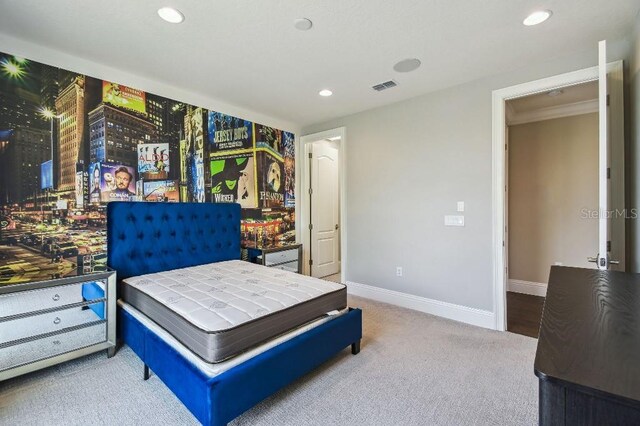 9080 Morgana Ct, Winter Garden, FL 34787 - carpeted bedroom featuring recessed lighting and baseboards