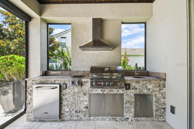 9080 Morgana Ct, Winter Garden, FL 34787 - view of patio with a sink