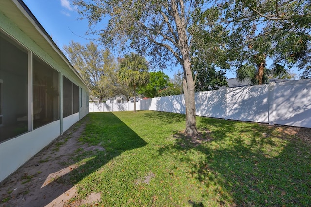 11806 Holly Crest Ln, Riverview, FL 33569 - view of yard featuring a sunroom