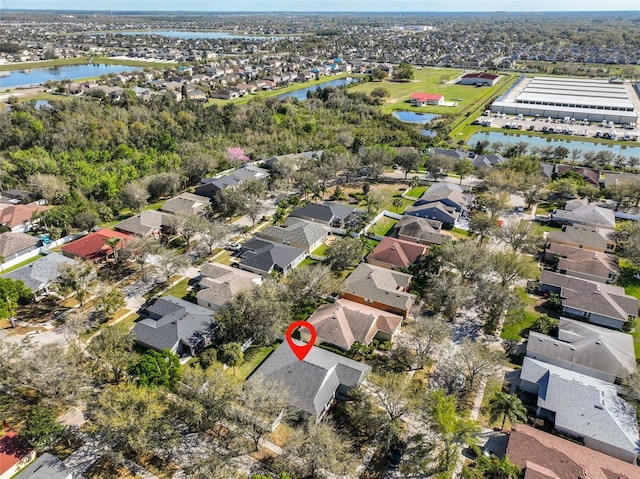 11806 Holly Crest Ln, Riverview, FL 33569 - aerial view of property's location featuring nearby suburban area and a nearby body of water