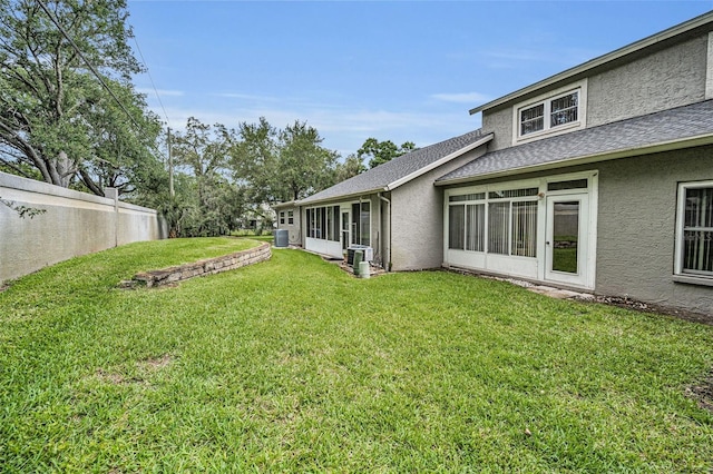 184 Hunter Ct, Palm Harbor, FL 34684 - view of yard with central AC unit