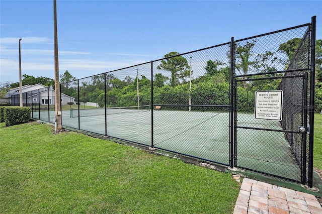184 Hunter Ct, Palm Harbor, FL 34684 - view of tennis court