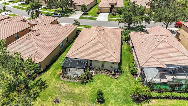 137 Silver Falls Dr, Apollo Beach, FL 33572 - aerial perspective of suburban area