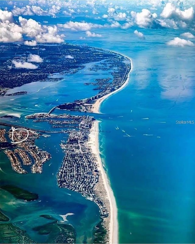 400 Island Way Unit 1606, Clearwater Beach, FL 33767 - aerial view of extended coastline