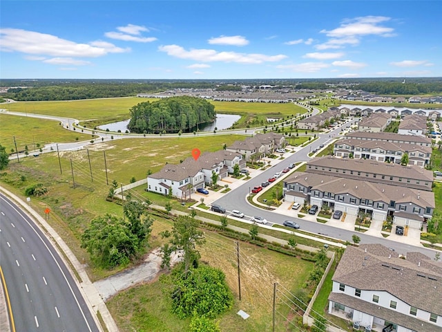 3216 Bryant Park Dr, New Port Richey, FL 34655 - aerial perspective of suburban area featuring a large body of water