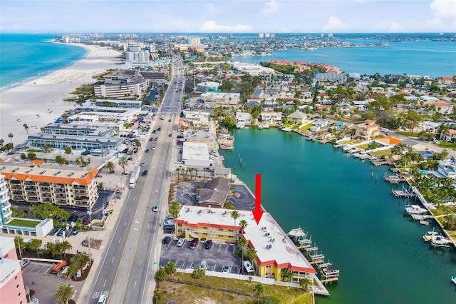 4103 Gulf Blvd Unit 106, St Pete Beach, FL 33706 - drone / aerial view of a nearby body of water