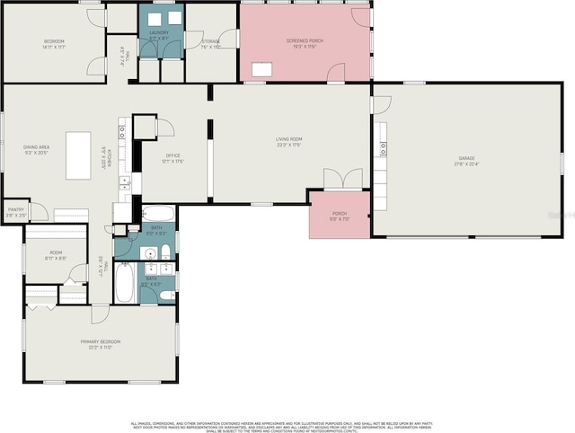 9220 Mcintosh Rd, Dover, FL 33527 - view of property floor plan