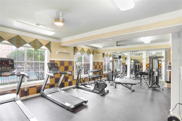 4221 W Spruce St Unit 1429, Tampa, FL 33607 - view of gym