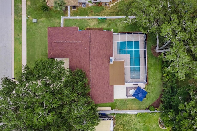 2824 Paddock Dr, Palm Harbor, FL 34684 - view from above of property