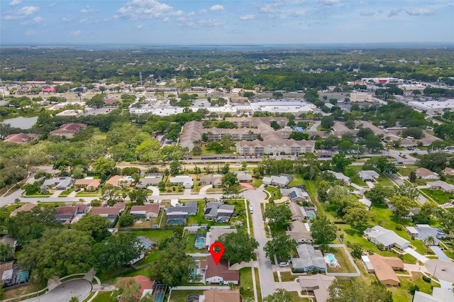 2824 Paddock Dr, Palm Harbor, FL 34684 - aerial overview of property's location with nearby suburban area