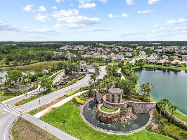 2724 Coco Palm Cir, Wesley Chapel, FL 33543 - aerial view of residential area featuring a nearby body of water