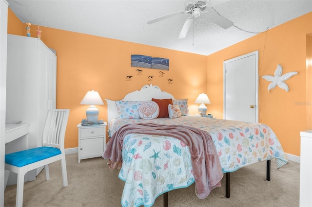 2060 Marilyn St Unit 114, Clearwater, FL 33765 - carpeted bedroom featuring baseboards and a ceiling fan