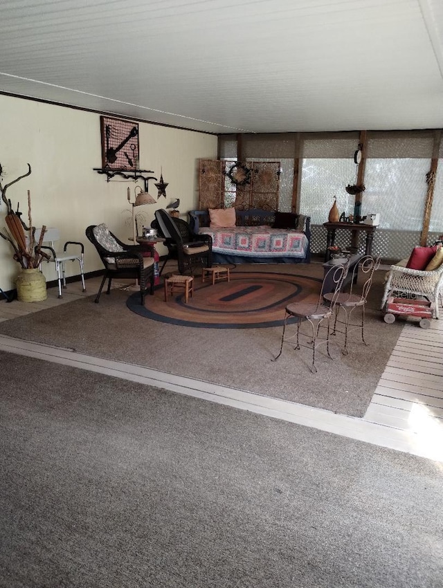 7608 Chenkin, Zephyrhills, FL 33540 - living area featuring carpet