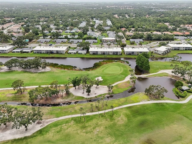 7304 W Country Club Dr N Unit 113, Sarasota, FL 34243 - aerial view of residential area with a golf club and a nearby body of water