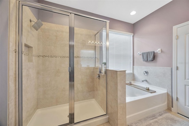 5624 Fisher Glen Loop, Wesley Chapel, FL 33545 - full bathroom with a bath and a shower stall