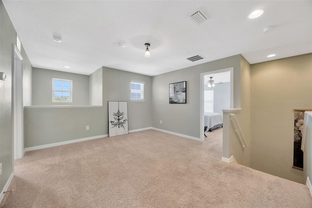 5624 Fisher Glen Loop, Wesley Chapel, FL 33545 - spare room with carpet floors, baseboards, and recessed lighting