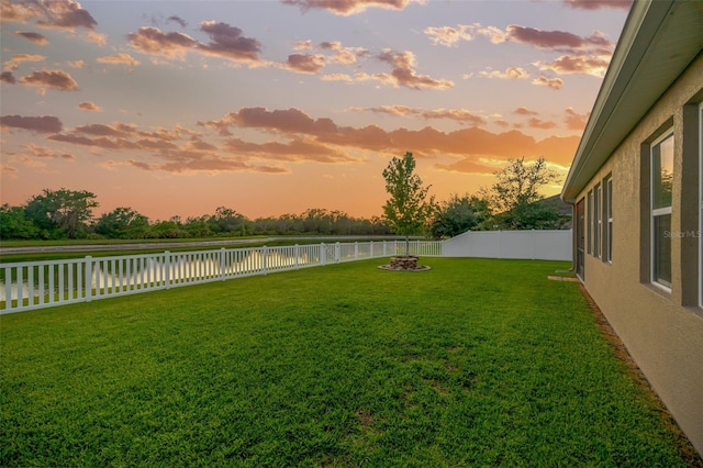 5624 Fisher Glen Loop, Wesley Chapel, FL 33545 - view of yard with a water view and a fire pit