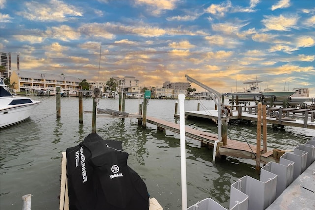 241 Skiff Pt Unit 1, Clearwater Beach, FL 33767 - dock with a water view
