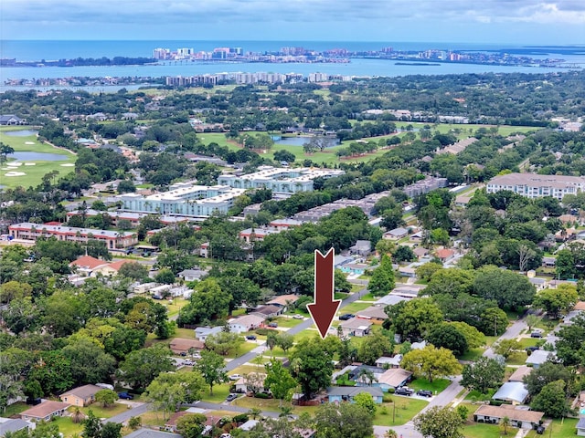 614 12th St NW, Largo, FL 33770 - view of urban area featuring a large body of water and a tree filled landscape