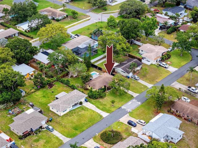 614 12th St NW, Largo, FL 33770 - aerial perspective of suburban area