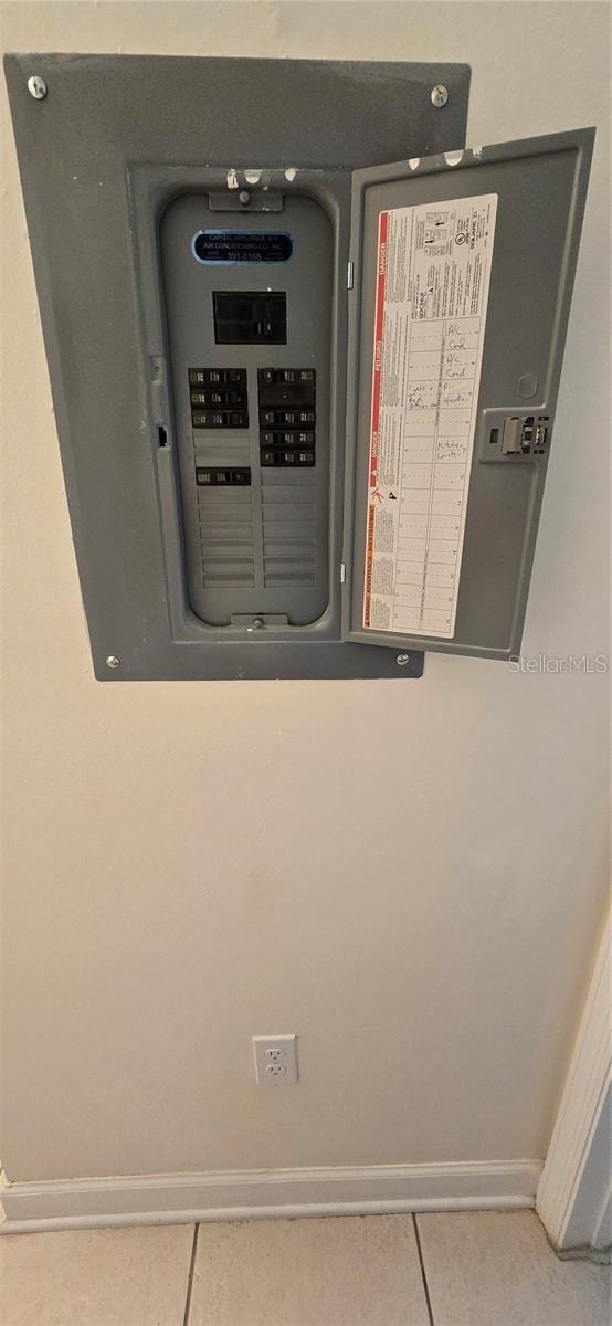5501 80th St N Unit 206, Saint Petersburg, FL 33709 - utility room featuring electric panel