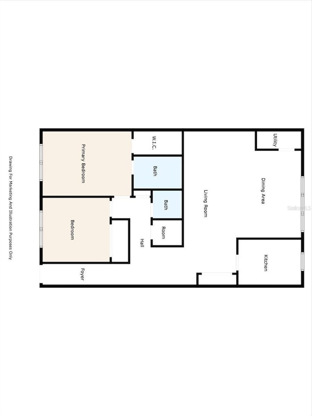 5501 80th St N Unit 206, Saint Petersburg, FL 33709 - view of property floor plan