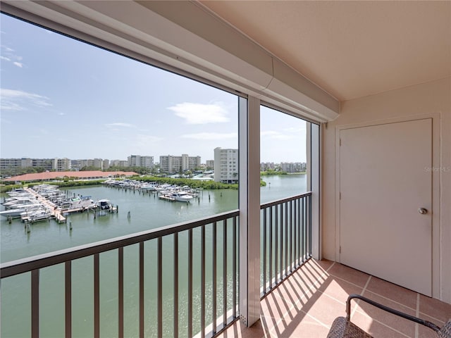 7600 Sun Island Dr S Unit 603, South Pasadena, FL 33707 - balcony featuring a water view, view of marina, and a view of city
