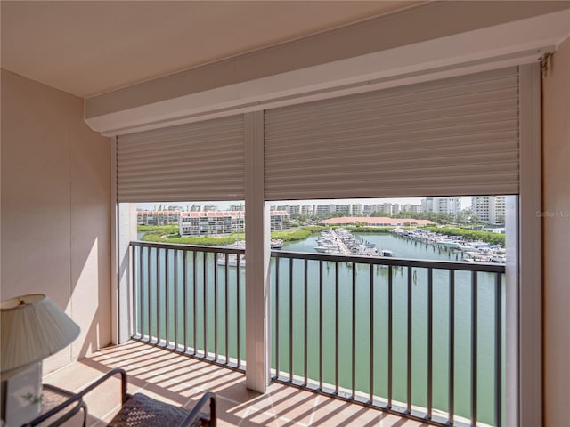 7600 Sun Island Dr S Unit 603, South Pasadena, FL 33707 - balcony featuring a water view, view of marina, and a city view