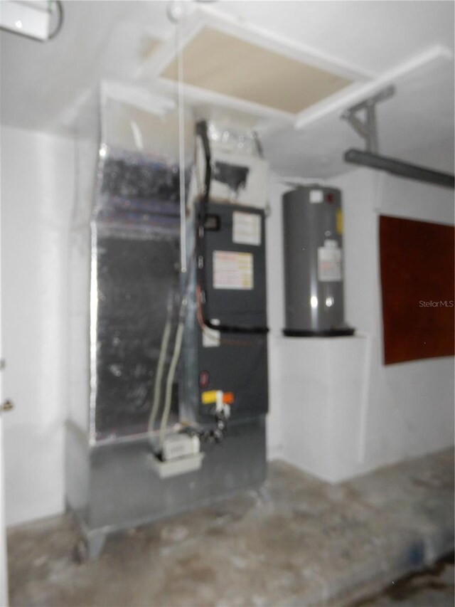 1897 Dolphin Blvd S, Saint Petersburg, FL 33707 - utility room with water heater