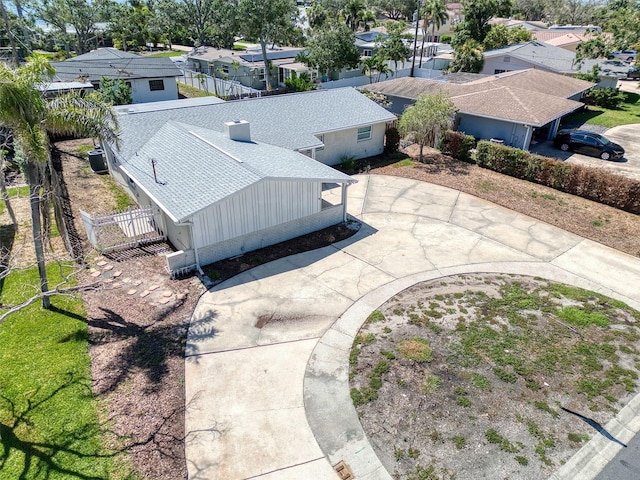 1897 Dolphin Blvd S, Saint Petersburg, FL 33707 - aerial perspective of suburban area