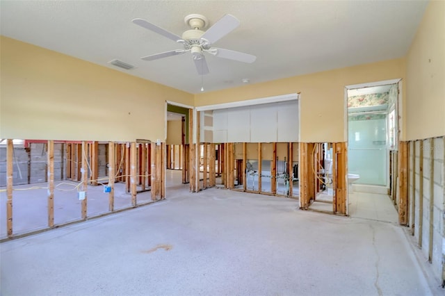 1897 Dolphin Blvd S, Saint Petersburg, FL 33707 - miscellaneous room with ceiling fan and carpet