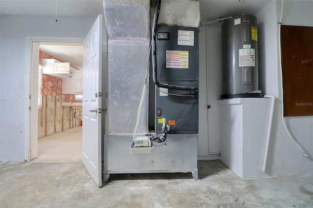 1897 Dolphin Blvd S, Saint Petersburg, FL 33707 - utilities with electric water heater and heating unit
