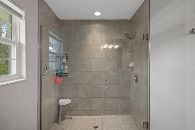 16473 Scaup Duck Ave, Weeki Wachee, FL 34614 - bathroom featuring a stall shower