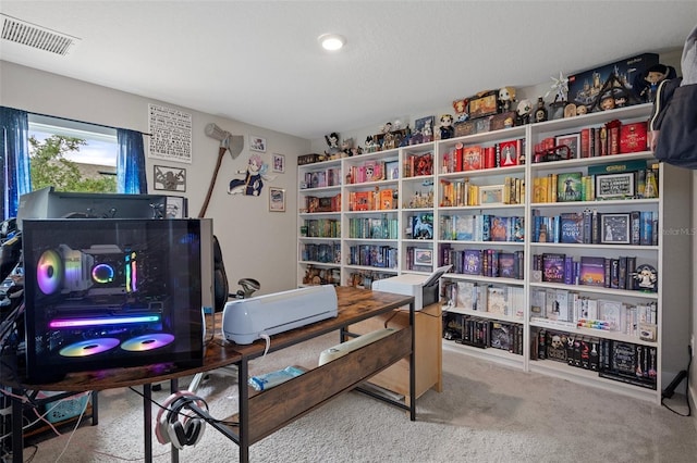 16473 Scaup Duck Ave, Weeki Wachee, FL 34614 - office area featuring carpet flooring