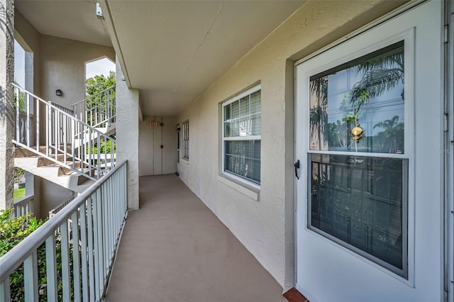 960 Virginia St Unit 202, Dunedin, FL 34698 - balcony featuring stairs