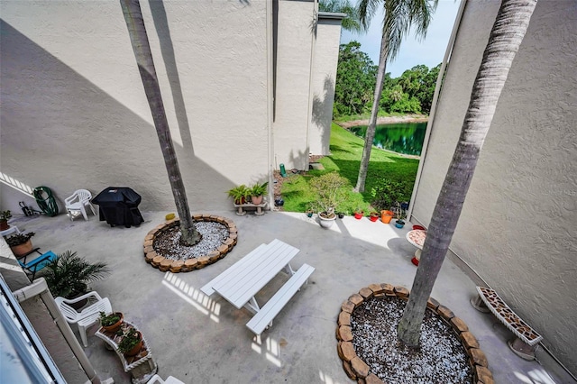 960 Virginia St Unit 202, Dunedin, FL 34698 - view of patio / terrace with a water view
