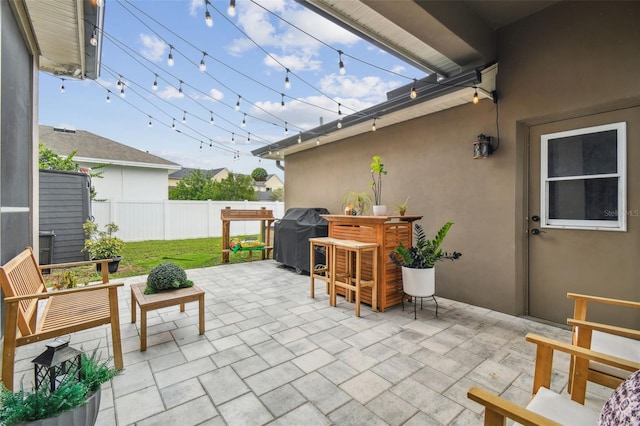 10422 Fenceline Rd, New Port Richey, FL 34655 - view of patio featuring area for grilling