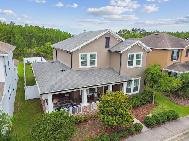 10422 Fenceline Rd, New Port Richey, FL 34655 - view of front facade featuring stucco siding