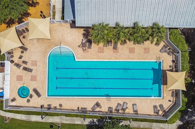10422 Fenceline Rd, New Port Richey, FL 34655 - view of subject property featuring a pool area