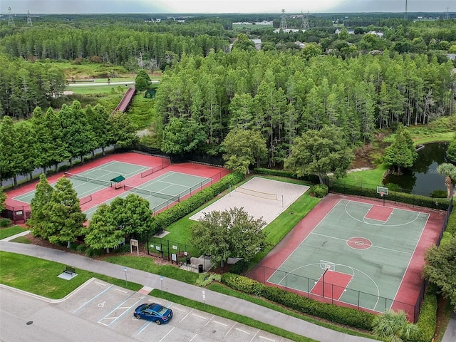 10422 Fenceline Rd, New Port Richey, FL 34655 - aerial view of a heavily wooded area