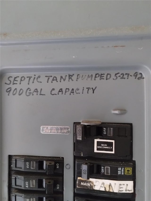 39343/39349 Rusbe, Zephyrhills, FL 33540 - detailed view of electric panel