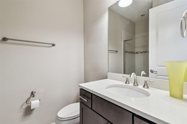 14110 Barrington Stowers Dr, Lithia, FL 33547 - bathroom with vanity, toilet, and a shower