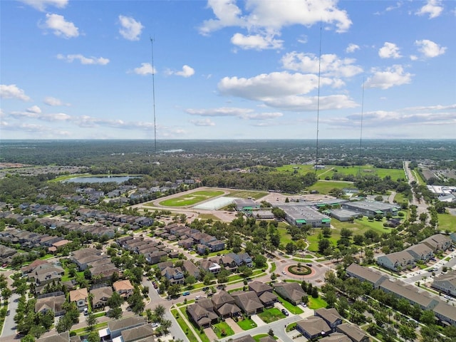 14110 Barrington Stowers Dr, Lithia, FL 33547 - aerial view of residential area featuring a large body of water