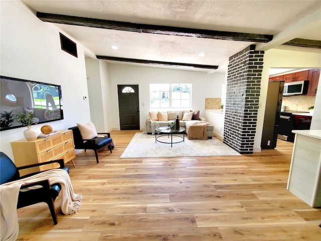 1373 Fairfax Rd, Clearwater, FL 33764 - living area featuring light wood-type flooring and recessed lighting