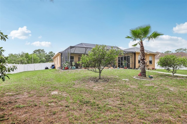 14494 Copeland Way, Brooksville, FL 34604 - rear view of property featuring a lanai