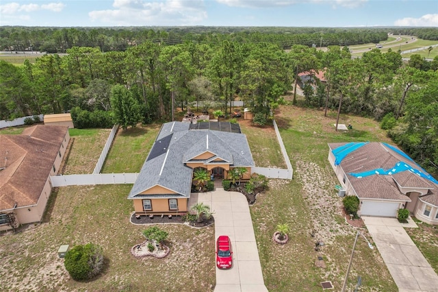 14494 Copeland Way, Brooksville, FL 34604 - view from above of property featuring a heavily wooded area