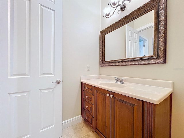 27511 Hialeah Way, Wesley Chapel, FL 33544 - bathroom with vanity and baseboards