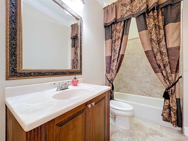 27511 Hialeah Way, Wesley Chapel, FL 33544 - full bath featuring shower / tub combo with curtain, toilet, and vanity